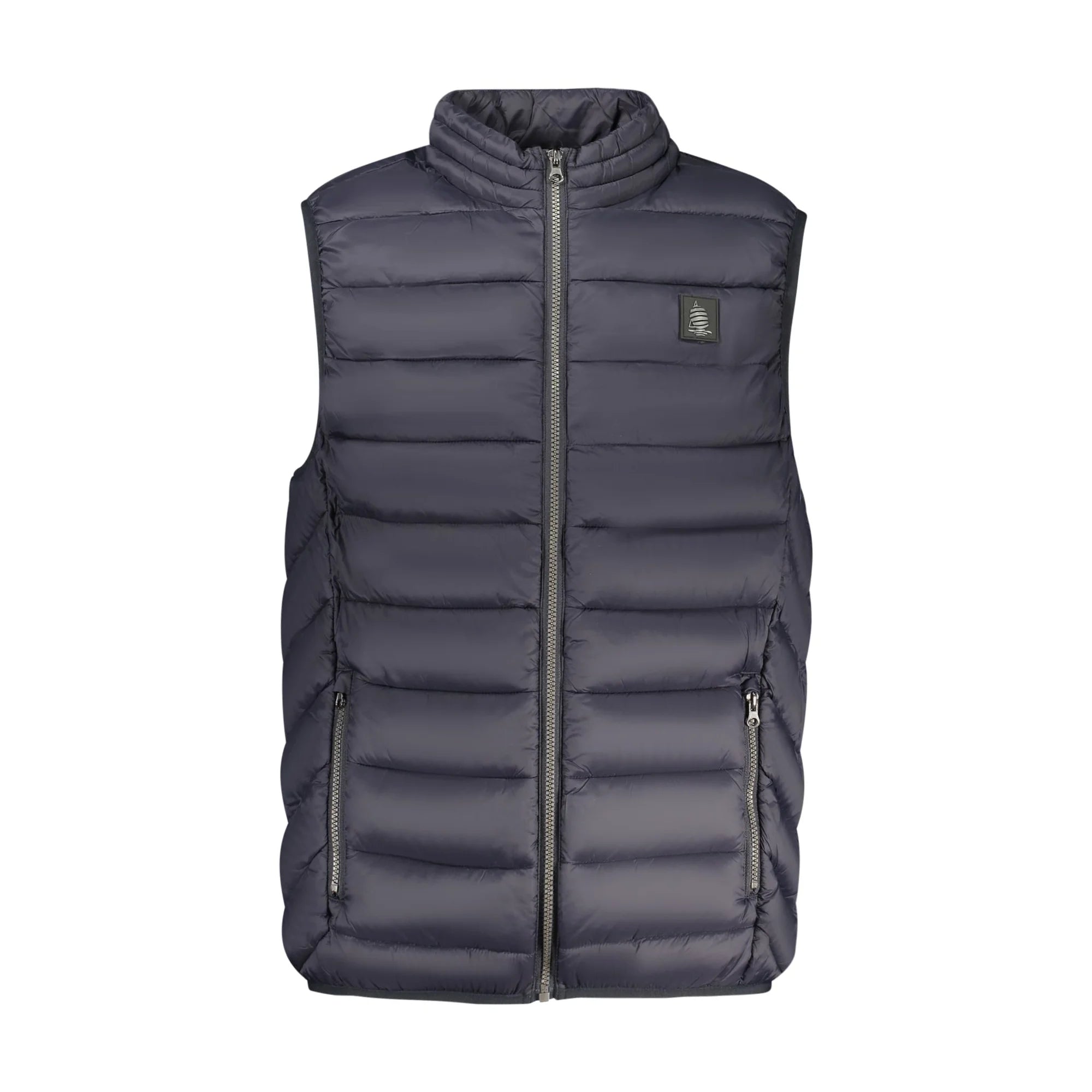 Marina Yachting Smanicato Uomo Blu Zip Logo Giubbotti e Giacche - foto prodotto